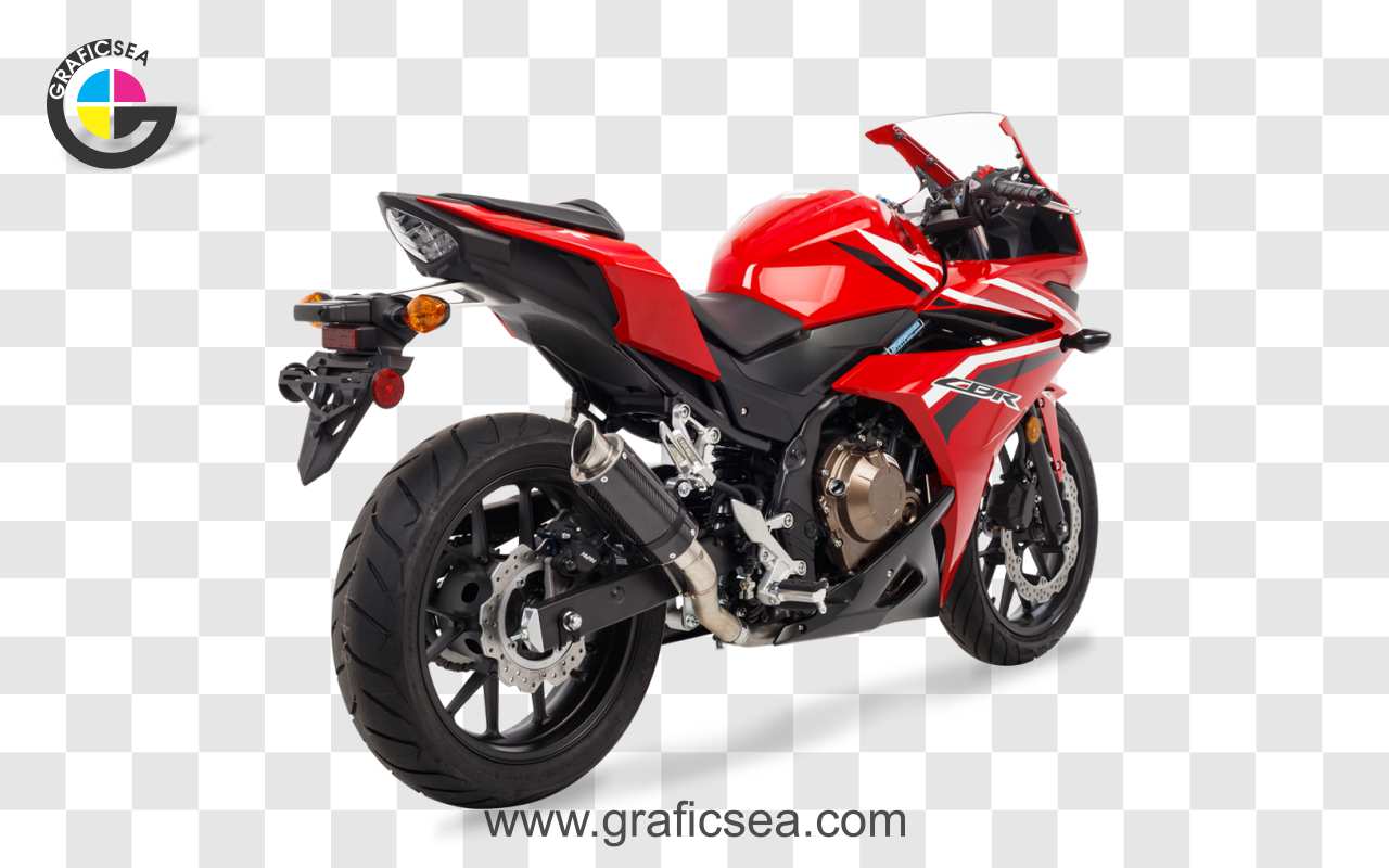 Red CBR Heavy Bike PNG Image