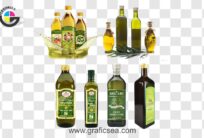 Virgin Oline Oil Bottles PNG Images