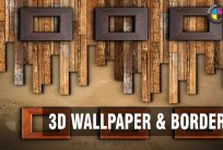 Stylish Wooden Texture Room or Office Wall Mural