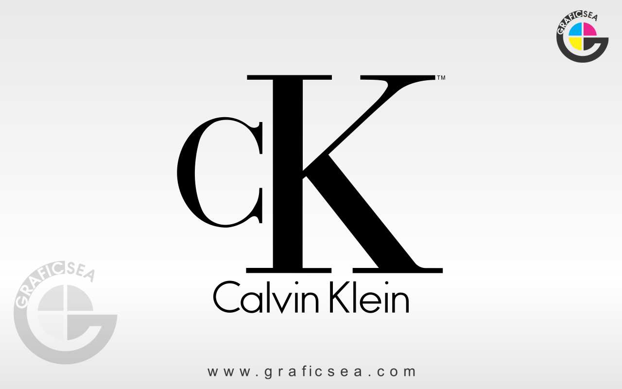 Calvin Klein Fashion brand Logo CDR File