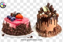 Chocolate Berry Creamy Aniversary Cake PNG Images