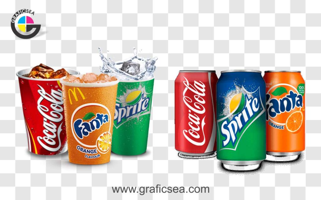 Coca Cola, Sprite, Fanta Cane And Glass PNG Images Pack Free Download ...