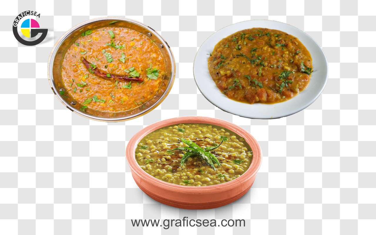 Dal Chana, Mong. Mash Curry Plate PNG images
