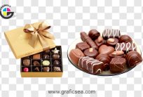 Dark Chocolate Candy Food Nuts Gift Pack PNG Images