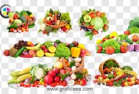 Farm Fresh vegetables PNG Images Pack