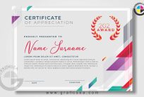 2025 Empolyee Appreciation Certificate CDR Template