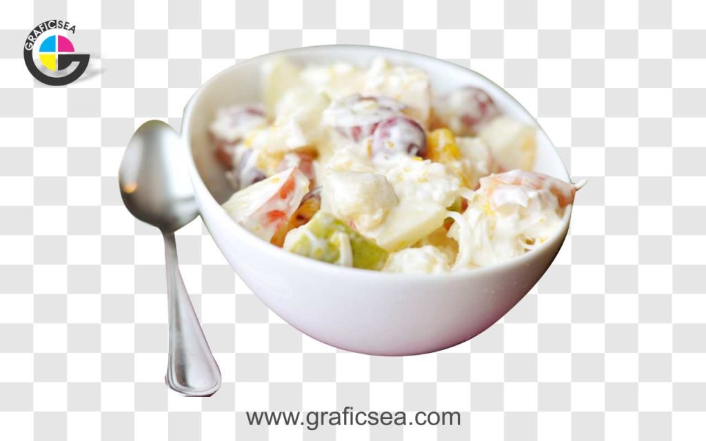 Cream Fruit Chat Bowl PNG Image Free Download | Graficsea