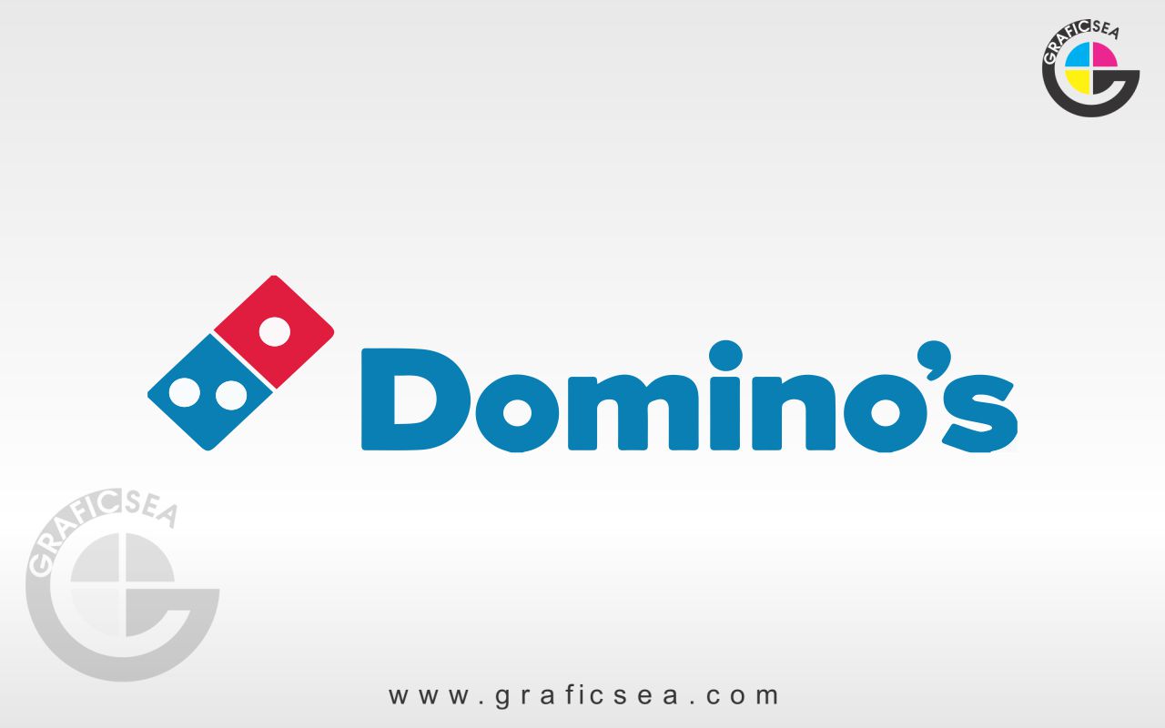 Dominos Restaurant Chain Logo CDR File
