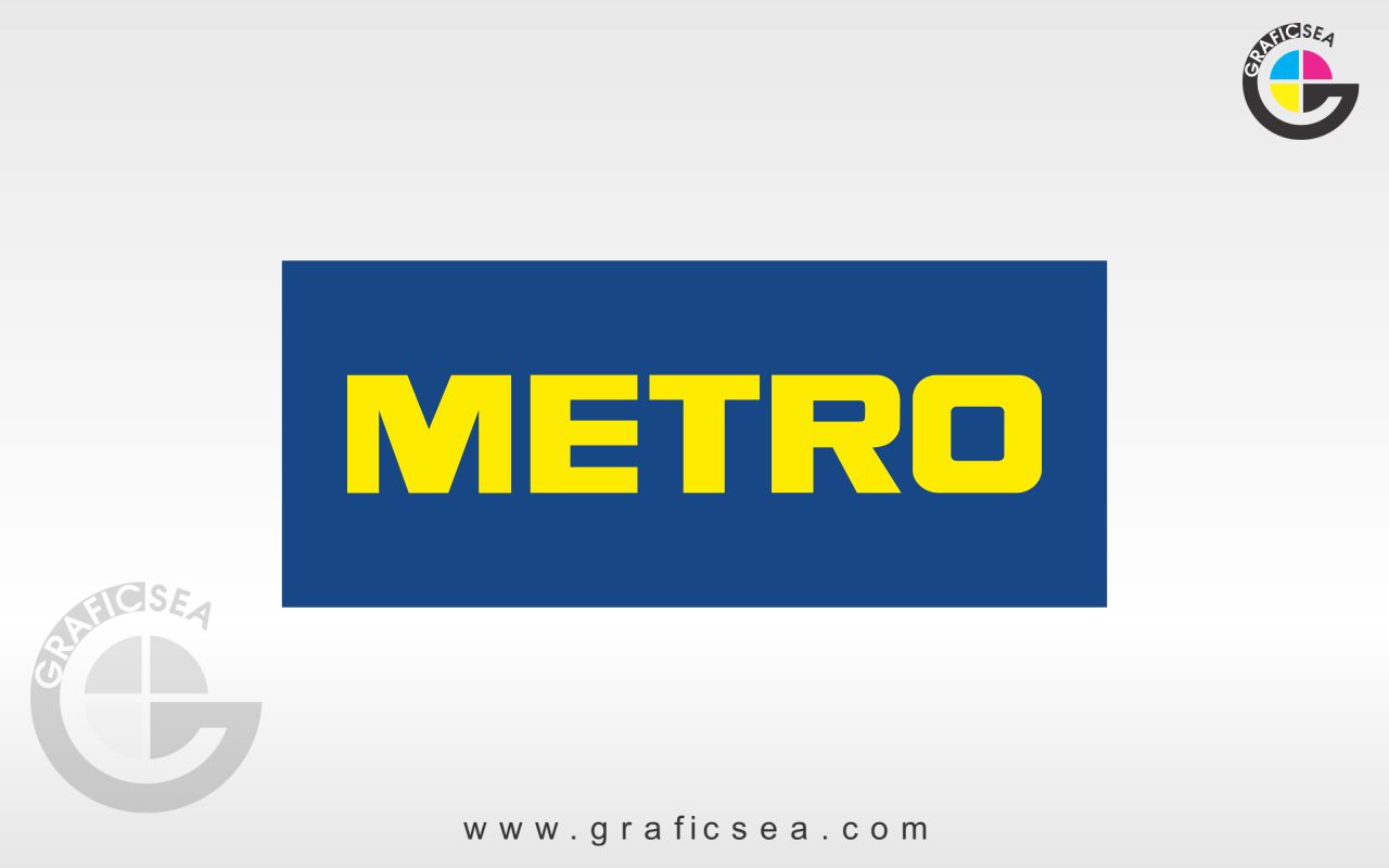 Metro Chain Supermarket Logo CDR File