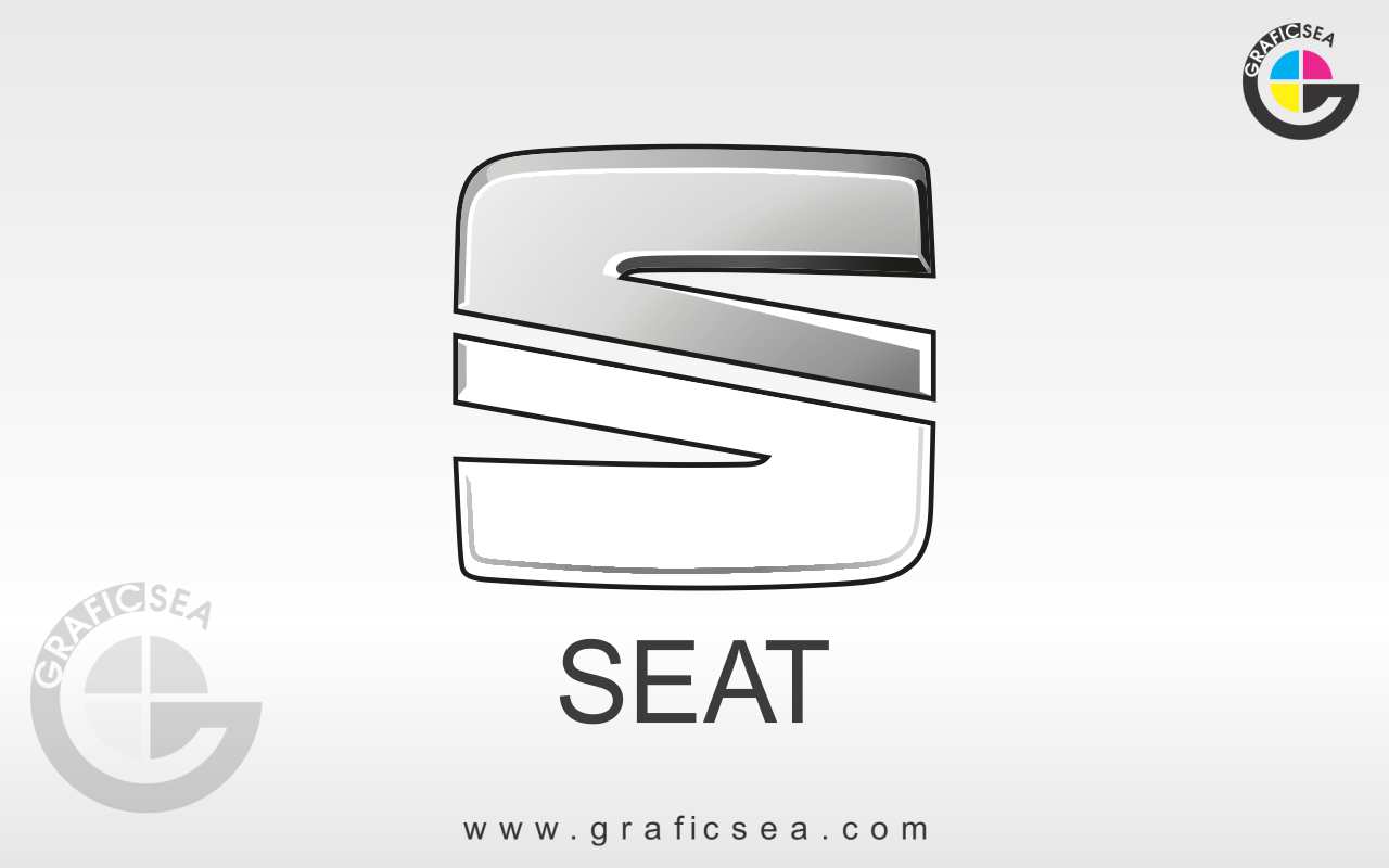 Seat Car Manufacturer Logo CDR File