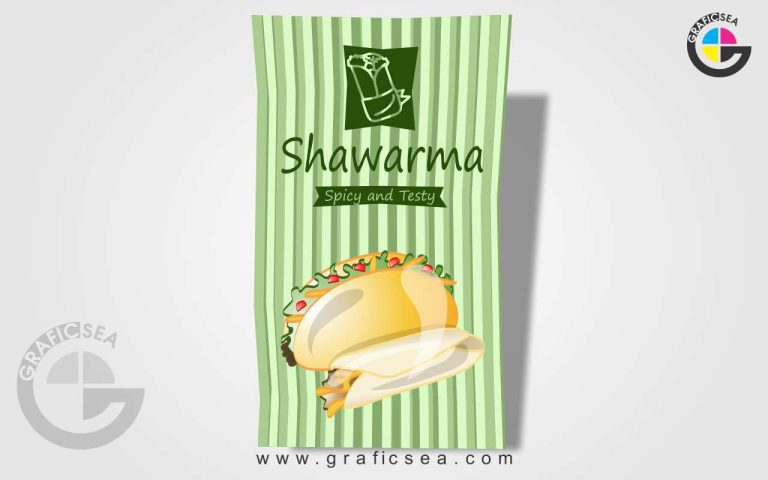 Creative Shawarma Point Standee Artwork CDR File