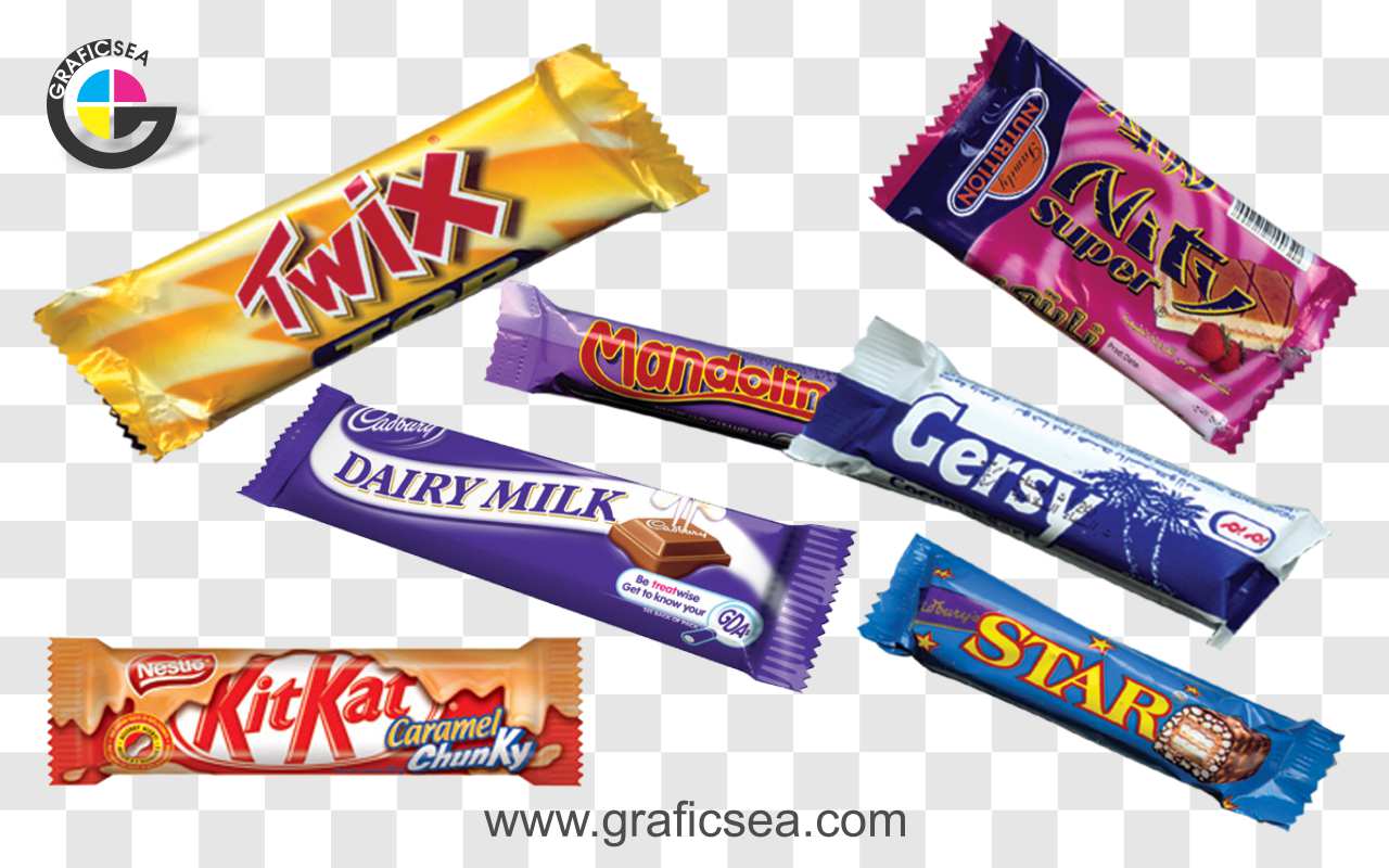 Different Brands Chocolate Pack PNG Images