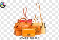 Different Color Leather Ladies Purse PNG Image