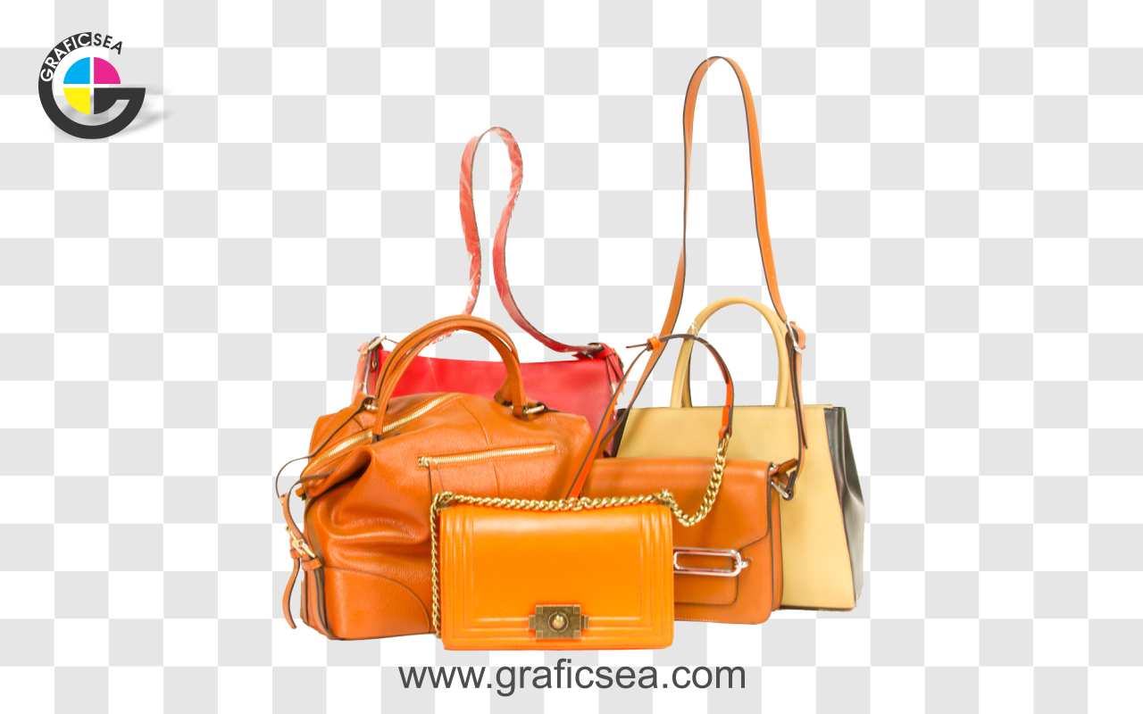 Different Color Leather Ladies Purse PNG Image