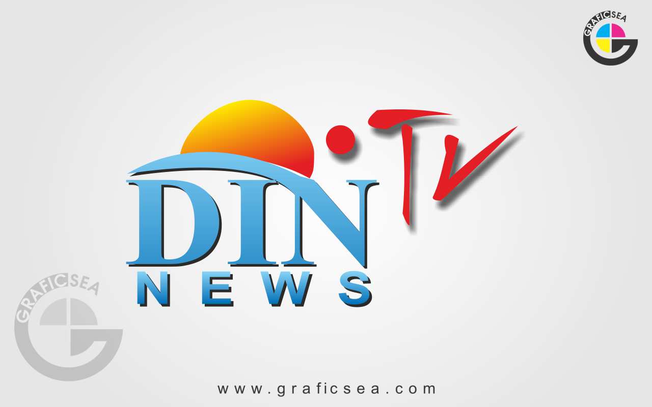 Din News And TV Channel Logo CDR File Free Download | Graficsea