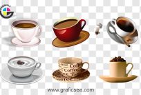 Different Styles Coffee Cup Clipart PNG Images