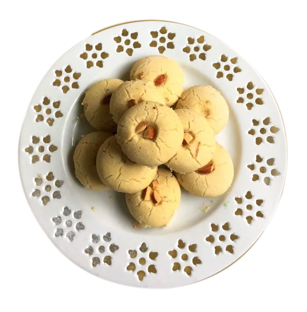 Naan Khatai Cookies Plate PNG Image Free Download | Graficsea