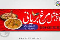 Desi Murgh Biryani Point CDR Flex Banner