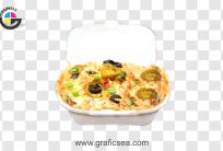 Olive and Cheese Pizza Fries PNG Image