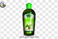 Star Olive Hair Oil Bottle PNG Image