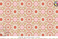 Wall Decoration Floral Tile Pattern Art CDR Design