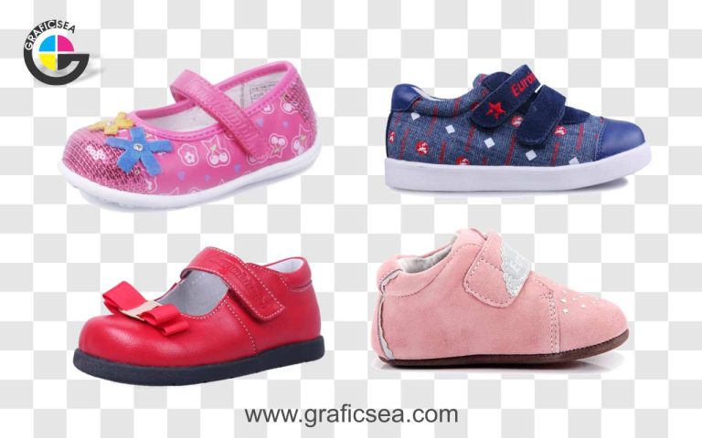 Baby Girls Winter Shoes PNG Images Pack