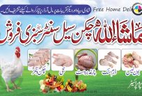 Chicken Vegetable and Fruits Sale Point CDR Banner