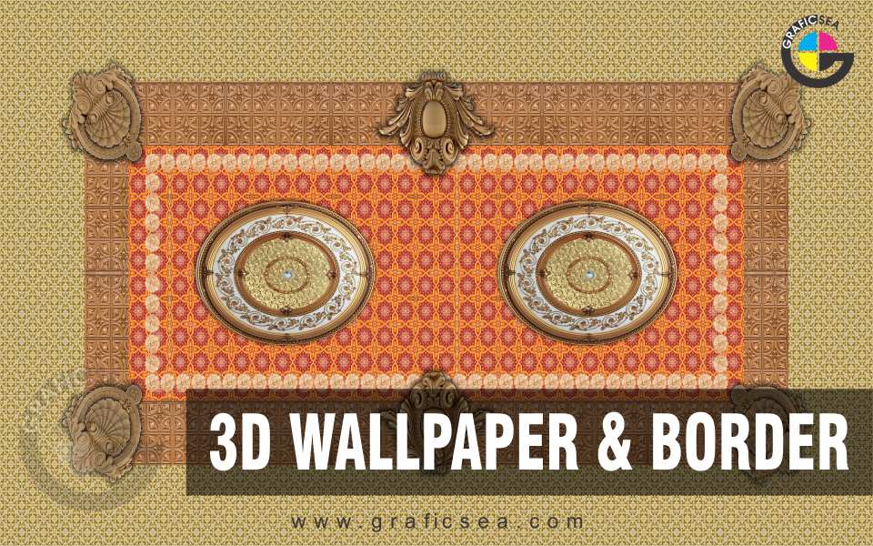 Luxury Mandala Art Room Decor 3D Mural Free Download | graficsea Luxury Mandala Art Room Decor 3D Mural