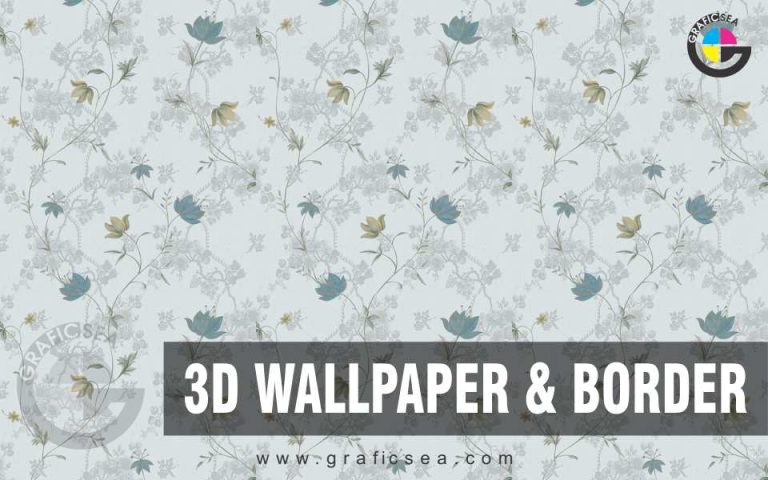 Sameless Flower Pattern Art Living Room Wall Mural