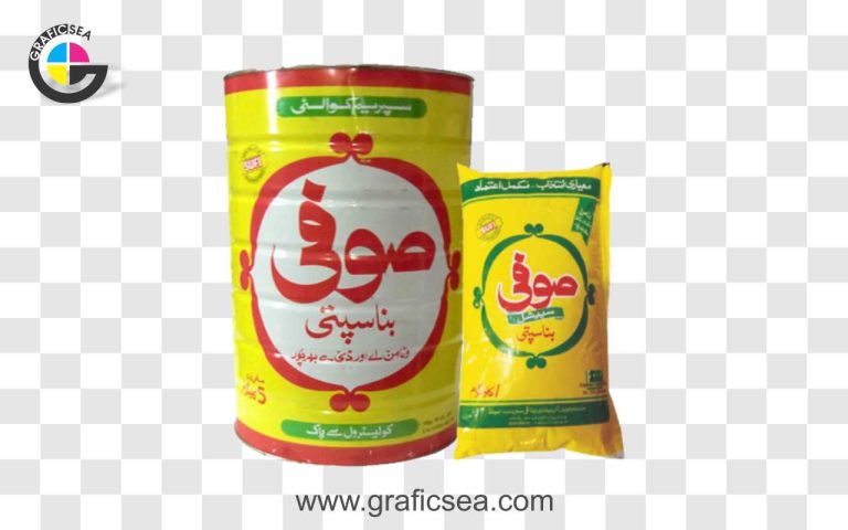 Sufi Banaspati 5kg and 1kg Packs PNG Image