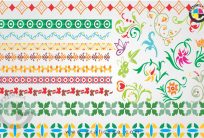 Islamic Banner Poster Floral Decor Elements CDR Pack