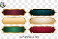 Islmic Poster Ribbons 6 Style PNG Images