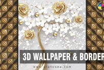 Stylish Corporate Office Walls Decor 3D Tree Mural-