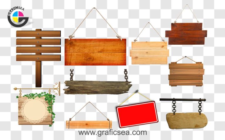 Wooden Hanging Name Plate PNG Images