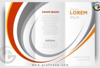 Business Corporate Shape Trifold Brochure CDR File