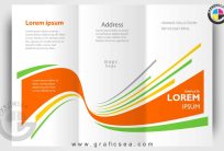 Creative Business Shape Trifold Brochure CDR File