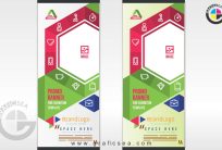 2 Exhibition Promo Banner Standee Flex CDR Template