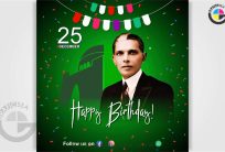 Quaid e Azam Birthday 25th Dec Social Media CDR Design