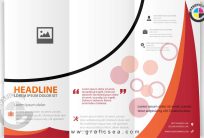 Corporate Trifold Business Poster Design CDR Vector