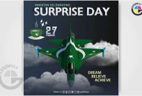 PAF Celebrating Surprise Day 27th Feb Media Post CDR Design