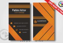Modern Luxury Corporate Business Card Idea CDR