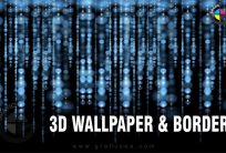 Pearls Particles Jhalar Room Decor 3D Mural