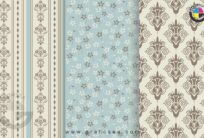 Vintage Flowers Art Pattern Lines Bails CDR Wallpaper