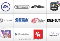 World Top Online and Offline Games Company CDR Logos