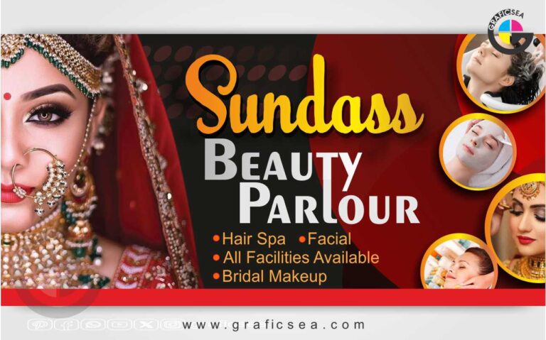 Modern Beauty Parlour With Images Shop Flex CDR Design