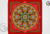Stylish Mandala Wedding Dance Floor, Roof or Wall CDR Design