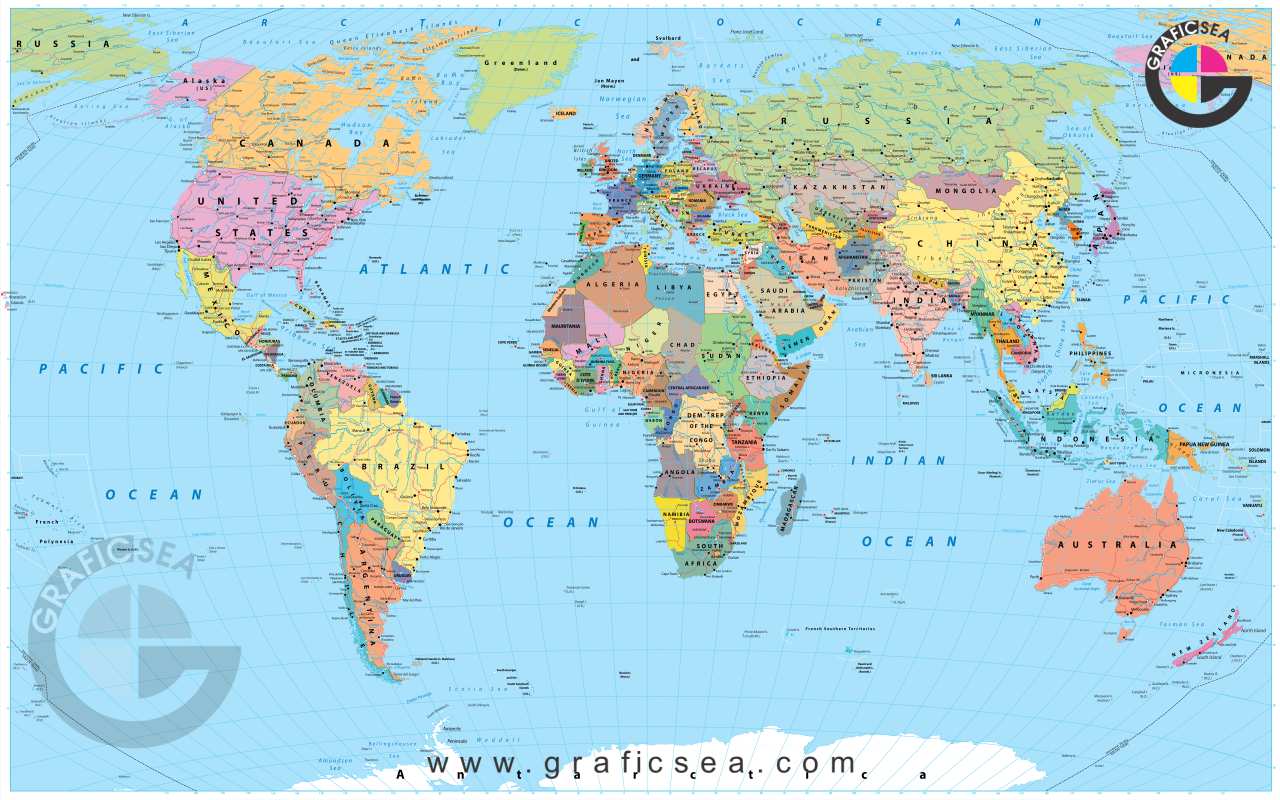 3D World Map Globe CDR Vector Free Download | Graficsea