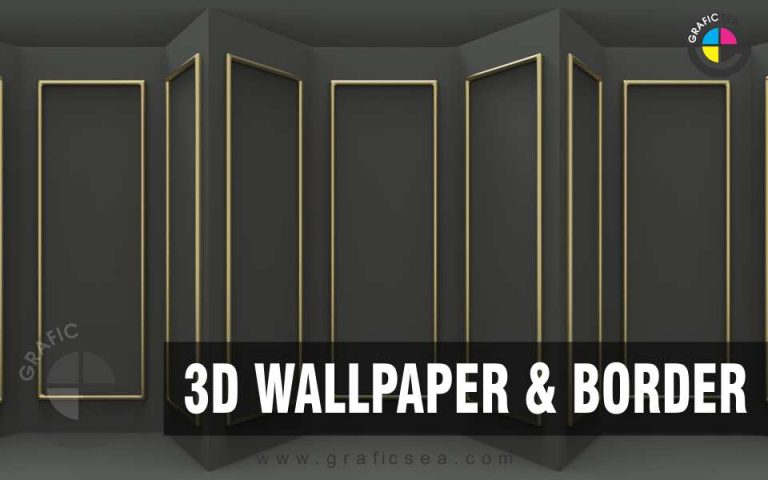 Dark Gray Geometric Shape Corporate Office Wall Decor 3D