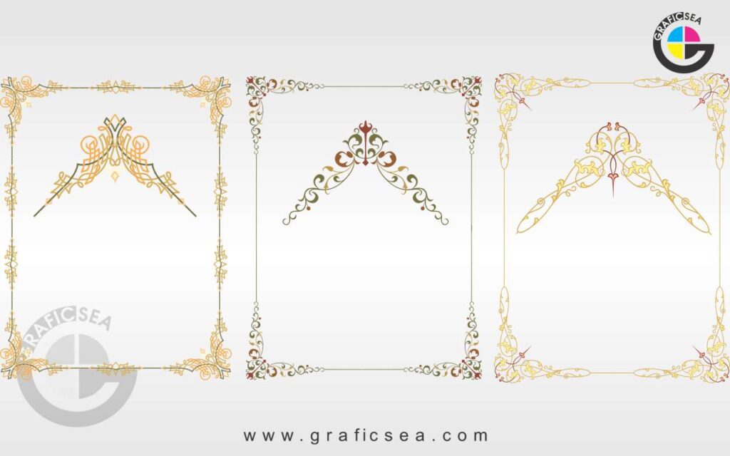 Floral Pattern Art Wall Frame CNC Type 2 CDR Vectors Free Download ...